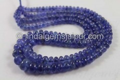 Tanzanite Far Smooth Roundelle Beads